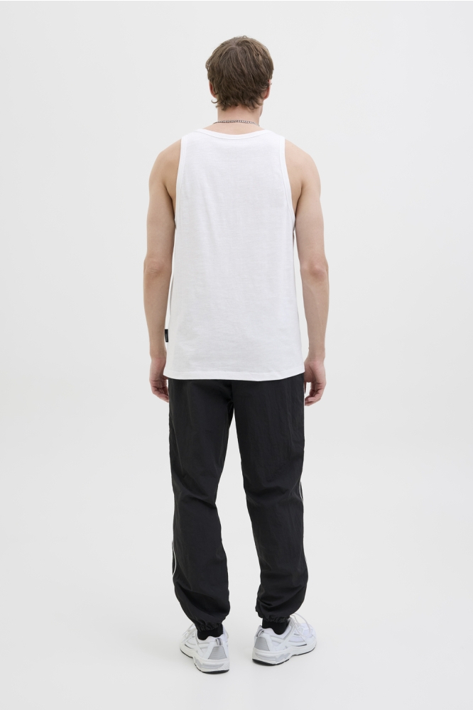 JCOSAGO SMALL LOGO SLUB TANK TOP 12276727 BRIGHT WHITE